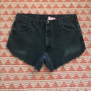High waisted vintage cut offs